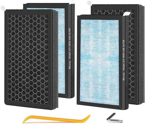 Tesla Model 3 Model Y Air Filter HEPA 2 Pack with Activated Carbon Tesla Cabin Air Filter Replacement (2016-2024) in Saudi Arabia