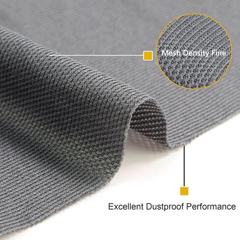 108" x 54" Speaker Cloth Fabric, Acoustic Fabric, Dustproof Black | Replacement for Speakers Mesh Cover Media Cabinet Renovation Home Stage Audio Repair Vintage Speaker in Kuwait