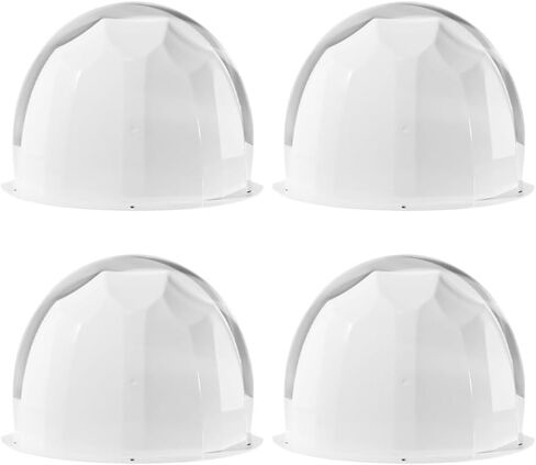 غطاء كاميرا Gadpiparty Universal Sun Rain Shade Camera، 4 قطع من درع كاميرا المراقبة، غطاء حماية علوي لجرس الباب لكاميرا Nest Ring Dome الخارجية in Kuwait
