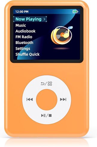 128G Mp3 Player with Bluetooth, 2.4" Portable Mini HiFi Sound Bluetooth Walkman Best Choice for 2024 (Flame) in Saudi Arabia