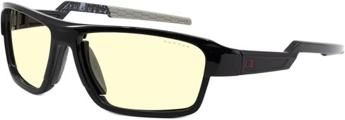Gunnar - Gaming Glasses - Blocks 65% Blue Light - Lightning Bolt, Onyx, Amber Tint in Saudi Arabia