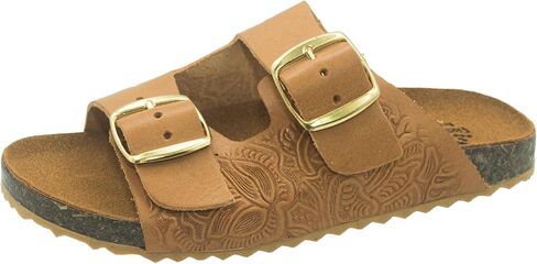 Fiesta Brands Mexican Huaraches Sandals for Women, 2 Strap Buckle, Adjustable, Arch Support, Non-Slip Rubber Sole in Saudi Arabia