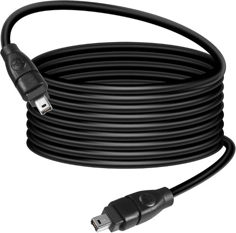 6FT Firewire 400 كابل، IEEE 1394 Firewire 4 دبوس ذكر إلى 4 دبوس ذكر كابل محول Firewire DV كابل للطابعة، الكمبيوتر الشخصي، الماسح الضوئي، كاميرا الفيديو (4Pin ذكر إلى 6Pin ذكر) in Saudi Arabia