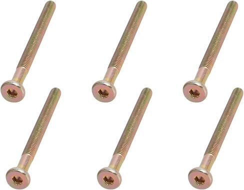 Aopin Flat Head Hex Socket Cap Screws, Hex Socket Head Cap Screws, Connector Screws for Furniture Crib Chairs, Carbon Steel, M8 x 50mm, 20Pcs in Saudi Arabia