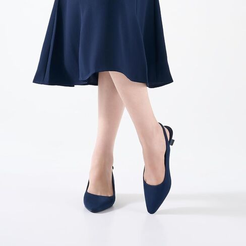 ALICEPUB Women's Slingback Kitten Heels Closed Pointed Toe Heels Low Short Heels Comfortable Dress Shoes Wedding Bridal Heels Business Office Work Casual Pumps in Saudi Arabia