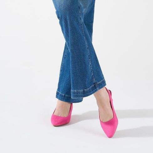 ALICEPUB Women's Slingback Kitten Heels Closed Pointed Toe Heels Low Short Heels Comfortable Dress Shoes Wedding Bridal Heels Business Office Work Casual Pumps in Saudi Arabia