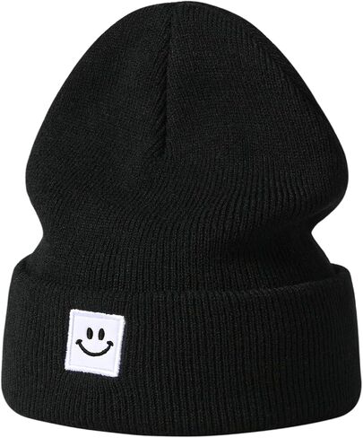 Baby Beanie Knit Ski Hat,Toddler Winter Beanies,Warm Knit Hat for Girls Boys Children Caps in Saudi Arabia