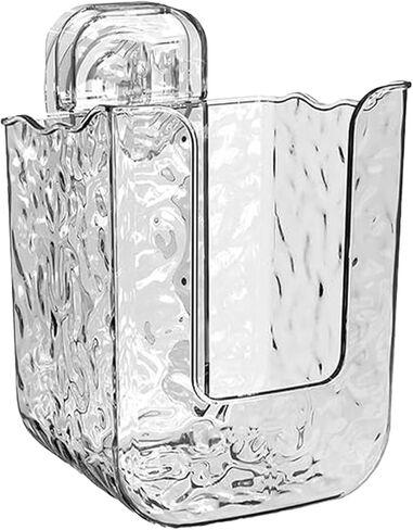 حامل مناديل قابل للغسل من أنتيتيك للحمام، صندوق تخزين مناديل مثبت على الحائط، حاوية مناديل قابلة لإعادة الملء، موزع حامل علبة مناديل للمطبخ وغرفة النوم (رمادي) in Kuwait