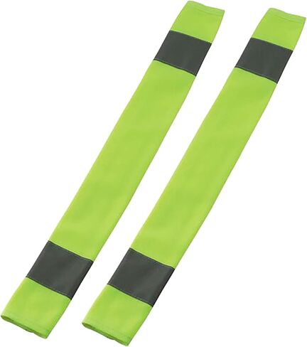 Ergodyne unisex adult Hi-vis - 2-pk 8004 Hi Vis Seat Belt Cover 2 PK, Lime in Saudi Arabia