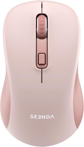 seenda Wireless Mouse, Bluetooth Mouse for Laptop - Dual Mode (Bluetooth + 2.4G USB) Computer Mouse Compatible with MacBook, Windows Computers/Laptops - Black in Saudi Arabia
