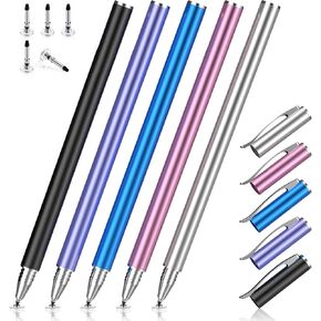 Stylus Pen for Touchscreen, 5 Pack High Sensitivity & Precision Capacitive Stylus for iPad iPhone Android Smartphone Tablets All Universal Touch Screens