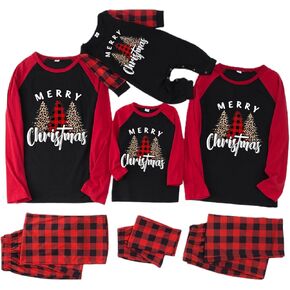 Awoscut Christmas Pajamas for Family Christmas Pjs Matching Sets for Couples Adults Kids Holiday Sleepwear Xmas Jammies