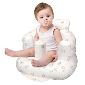 Inflatable Baby Seat for Babies 3 Months and Up, Infant Back Support Sofa,Toddler Floor Seats for Sitting Up, Blow Up Baby Chair with Built in Air Pump, Baby Seats for Kids, Baby Chair