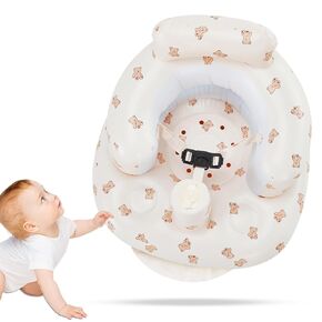 Upgraded Inflatable Baby Chair for Infants 3 Months and Up, Infant Support Seat with 3-Point Harness, Infant Floor Seats That Can Sit or Stand, Infant Seats with Built-in Air Pumps