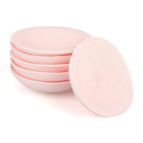 Soft Cotton Breast Pads Premium Reusable Nursing Pad with 3D Cup Pack of 6 for Breastfeeding Moms