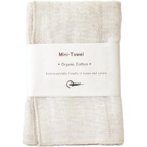 IPPINKA Nawrap 100% Organic Cotton Baby Face Cloth, Durable, Absorbent and Quick-Dry, Ivory