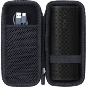 Hard Case Compatible with Sonos Roam 2 / Sonos Roam/Sonos Roam SL Portable Waterproof Bluetooth Speaker (Black Case)