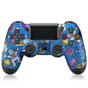 وحدة تحكم ADHJIE PS4، وحدة تحكم لاسلكية لجهاز PS4/PS4 Pro/PS4 Slim/PC مع مقبس سماعة رأس صوت 3.5 مم وبطارية مدمجة 1000 مللي أمبير في الساعة، وحدة تحكم بديلة لجهاز PS4/PS4 Pro/PS4 Slim، اهتزاز توربو ومزدوج in Kuwait