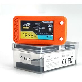 NerdMiner V2 Pro 78KH/s T-Display S3 Bitcoin Solo Lottery Miner Win 3.125 BTC with Low Power Consumption - WiFi Connection, and USB-C Power (NerdMiner V2 Pro-Orange)