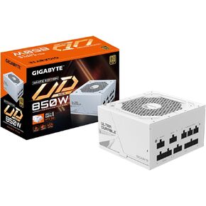 GIGABYTE GP-UD850GM PG5W - PCIe5.0 جاهز - ATX3.0-850W 80 Plus معتمد من الذهب - مصدر طاقة معياري بالكامل - مكثفات يابانية in Kuwait