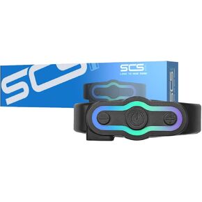Motorcycle Helmet Bluetooth Headset Motorcycle Helmet Speaker IPX6 Waterproof Sports Headset,Automatic Answer,Music Call Control,RGB Light,Intelligent Noise for All Helmets