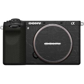 ZZQ&CCF Mebont Anti-Scratch Camera Cover Skin Sticker for Sony Alpha 6700/A6700 Camera Protector Film Skin Protective Decoration and Wear Resistance(Silver top with black base)