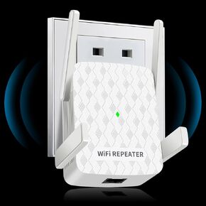 WiFi Extender, Newest WiFi Extenders Signal Booster for Home, WiFi Signal Amplifier Range Up to 9200sq.ft & 35 Devices, WiFi Repeater with Ethernet Port, Easy Setup, Alexa Compatible