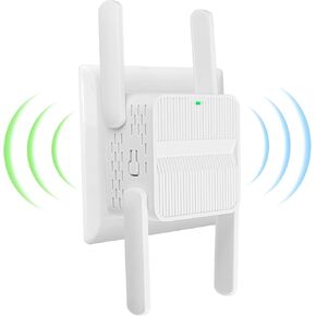 NetBoost, Net Boost pro WiFi Extender 2024, Netboost WiFi Extender Signal Booster, WiFi Range Extender 1200Mbps, 9998 Sq.ft Long Range Internet Extender Dual Band 2.4&5GHz for Home 360° Full Coverage