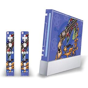 Mightyskins Skin Decal Skin Compatible with Nintendo Wii Console + Two Wiimote Controllers Sticker- Pistol Whip