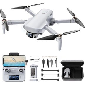 Holy Stone HS360E GPS EIS Drones with Camera for Adults 4K, 249g FAA Compliant Lightweight Foldable FPV RC Quadcopter Drone with 1200W Sensor, 20000ft Range, Auto Return, Follow Me, Upgraded HS360S