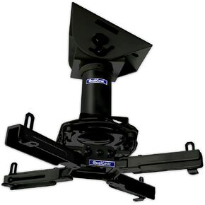 QualGear Pro-AV QG-KIT-VA-3IN-B Projector Mount Kit Accessory Vaulted Ceiling Adapter, 3" 1.5", Black