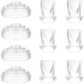 6Pcs Upgrade Duckbill Valve and 4Pcs Silicone Diaphragm Compatible with Momcozy M5 Wearable Breast Pump, Replacement Pump Parts Accessories, Same as Original Mom Cozy Accessories, BPA Free