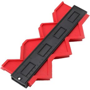 10 Inch Contour Gauge Tool, Super Gauge Shape and Outline Tool, Measuring Tools Shape Duplicator, Woodworking Tools for Flooring, Carpenters, and Construction, Gifts for Men Husband Dad