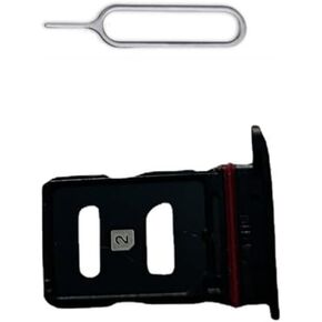 OEM Dual sim card tray slot Holder +pin Replacement for ASUS ZENFONE 10 AI2302 Black