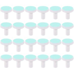 minkissy 24pcs Replacement Grinding Heads Polish Disc - Baby Nail Trimmer Replacement Pads for Electric Nail File Clippers and Cutter Kit Pads for Children Kids 12 Up Green