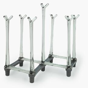 Cup Drying Rack for Bottle,Drinking Glass/Plastic Bag Dryer for Reusable Ziplock Plastic Food Storage Bags Drying Rack Gray in Saudi Arabia
