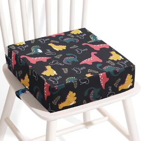 Booster Seat for Kitchen Chair - Strong Support Toddler Booster Seat for Dining Table, Portable Booster Chair with Adjustable Elasticity Straps for Toddlers Eating Travel Home