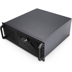 Rosewill 4U Server Chassis Rackmount Case | 15 3.5" HDD Bays | E-ATX Compatible | 6 Front 120mm Fans, 2 Rear 80mm Fans | 2X USB 3.0 | Front Panel Lock and Key | Silver/Black - RSV-L4500U