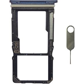 Ubrokeifixit for Moto G Play 2023 XT2271-5 Micro SD Card Tray,Single Sim Card Tray Slot Holder Replacement for Motorola Moto G Play 2023 XT2271-5 XT2271 6.5",Eject Pin (Deep Indigo)