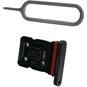 OEM Dual SIM Card Tray Holder Slot+Pin Replacement for OnePlus 12 5G Parts Black