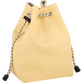 Lens Case Camera Lens Bag,Leather Protective Lens Pouch,Portable Carry Bag for Nikon Sony Canon EF Camera Lens/Lens Holder/Filter/Accessories (Light Yellow,Small)