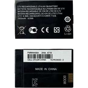 2 Pack PMNN4468A PMNN4468 3.7V 2300mAh Li-ion Battery Replacement for SL300 SL1M SL1K SL2K TLK100 EVX-S24 SL500 SL3500e SL4000e SL7550e SL7550 SL7580 SL7590 SL7590e Radio FNB-V142LI AAH88QCP9JA2AN