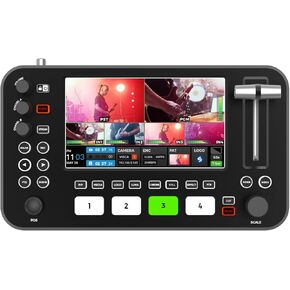 AVKANS NeoLive R2 Plus Video Switcher for Live Streaming Video Mixer Audio Mixer hdmi Switcher 4 Channel Mixer Audio Switcher Live Streaming Equipment Video Switcher Mixer
