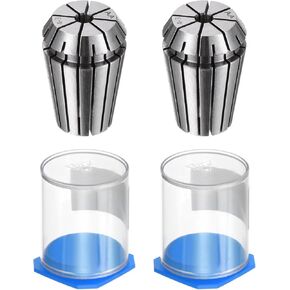 uxcell 2 Pcs ER20 4mm Spring Collet Chuck High Precision 0.008mm for CNC Engraving Machine Lathe Milling Tool
