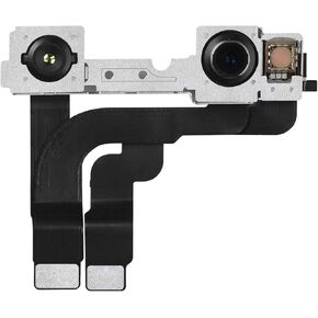 Front Camera Replacement for iPhone 12 Pro Max Facing 12MP Lens Module Flex Cable with Structured Light Receiver Replace Transmitter Sensor Connector 12Promax