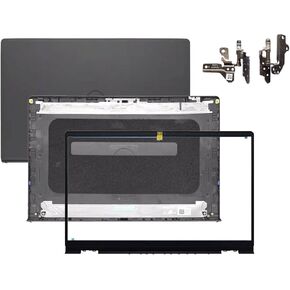 Replacement LCD Back Cover Top Case Rear Lid with LCD Hinges, LCD Front Bezel Frame for Dell Inspiron 15 3510 3511 3515 3520 3525 Laptop 0WPN8 00WPN8 9WC73 09WC73 AP3LE000901