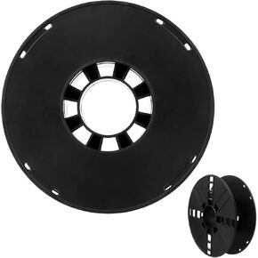 DOITOOL Cord Reel Black Cord Storage Reel Cord Organizer Plastic Spool Empty Cord Cable Storage Reel for Camping Caravan or Motorhome