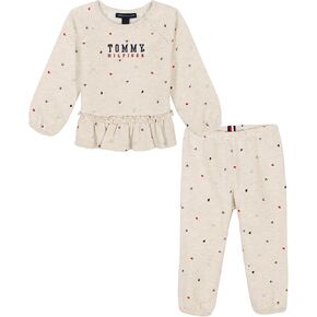 Tommy Hilfiger baby-girls 2pc Fleece Jog Set