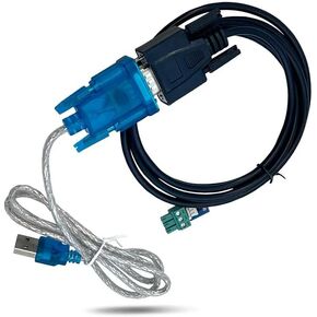 OREI USB to RS-232 3-pin Phoenix Serial Cable for Serial Control | USB to DB9 & DB9 to RS-232 Combo | Compatible with Windows and Mac | 7 feet Long (USB-to-RS-232)