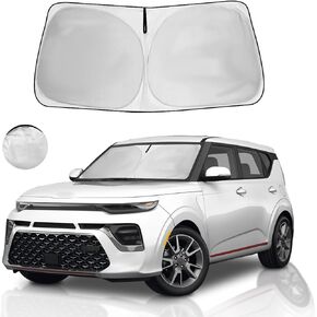 Windshield Sun Shade Window Sunshade Fit Toyota Tundra 2007-2021 Limited SR5 Platinum TRD Pro Pickup Truck Accessories, Foldable Front Sun Visor Shield Protector 2024 Upgrade
